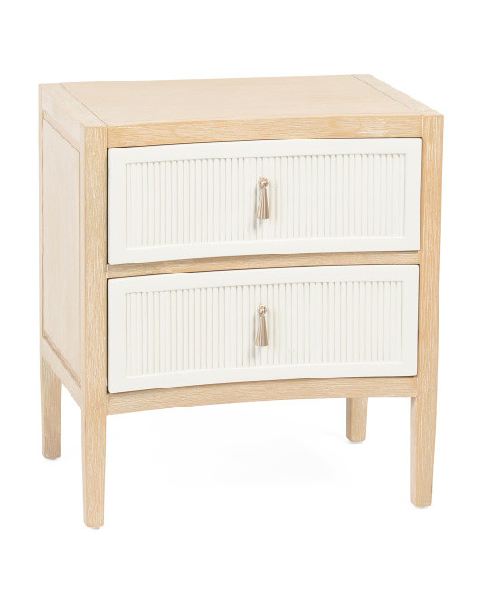 22in 2 Drawer Fallon Side Table | TJ Maxx
