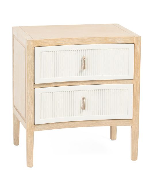 22in 2 Drawer Fallon Side Table | TJ Maxx