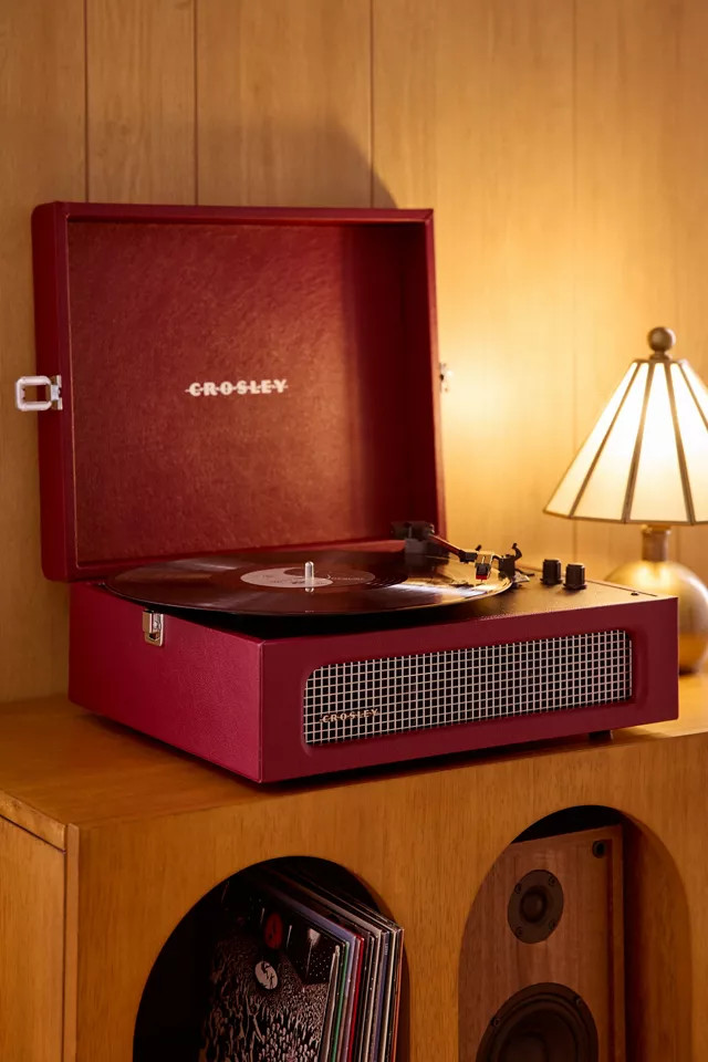 Crosley Voyager Bluetooth Record Player in Pink at Urban Outfitters | Urban Outfitters (US and RoW)