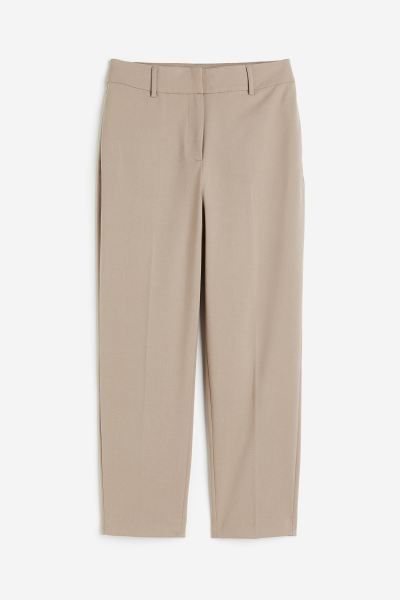 Cigarette trousers - Beige - Ladies | H&M GB | H&M (UK, MY, IN, SG, PH, TW, HK)