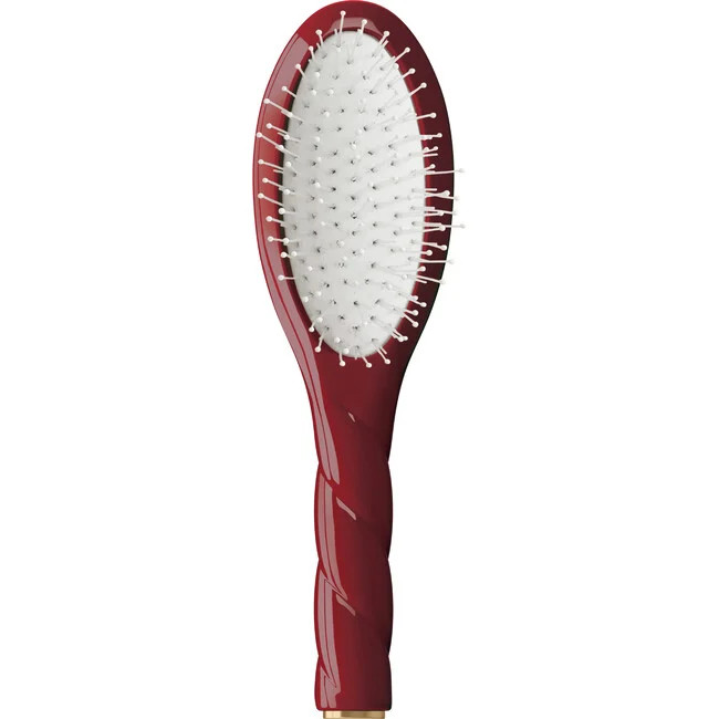 La Bonne Brosse | N.04 The Small Massaging Detangling Hair Brush THE MIRACLE, Cherry Red | Maisonette | Maisonette
