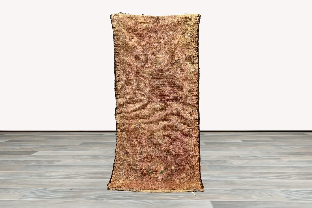 boho vintage Moroccan rug, 7x3 foot vintage berber Moroccan rug. | Etsy (US)