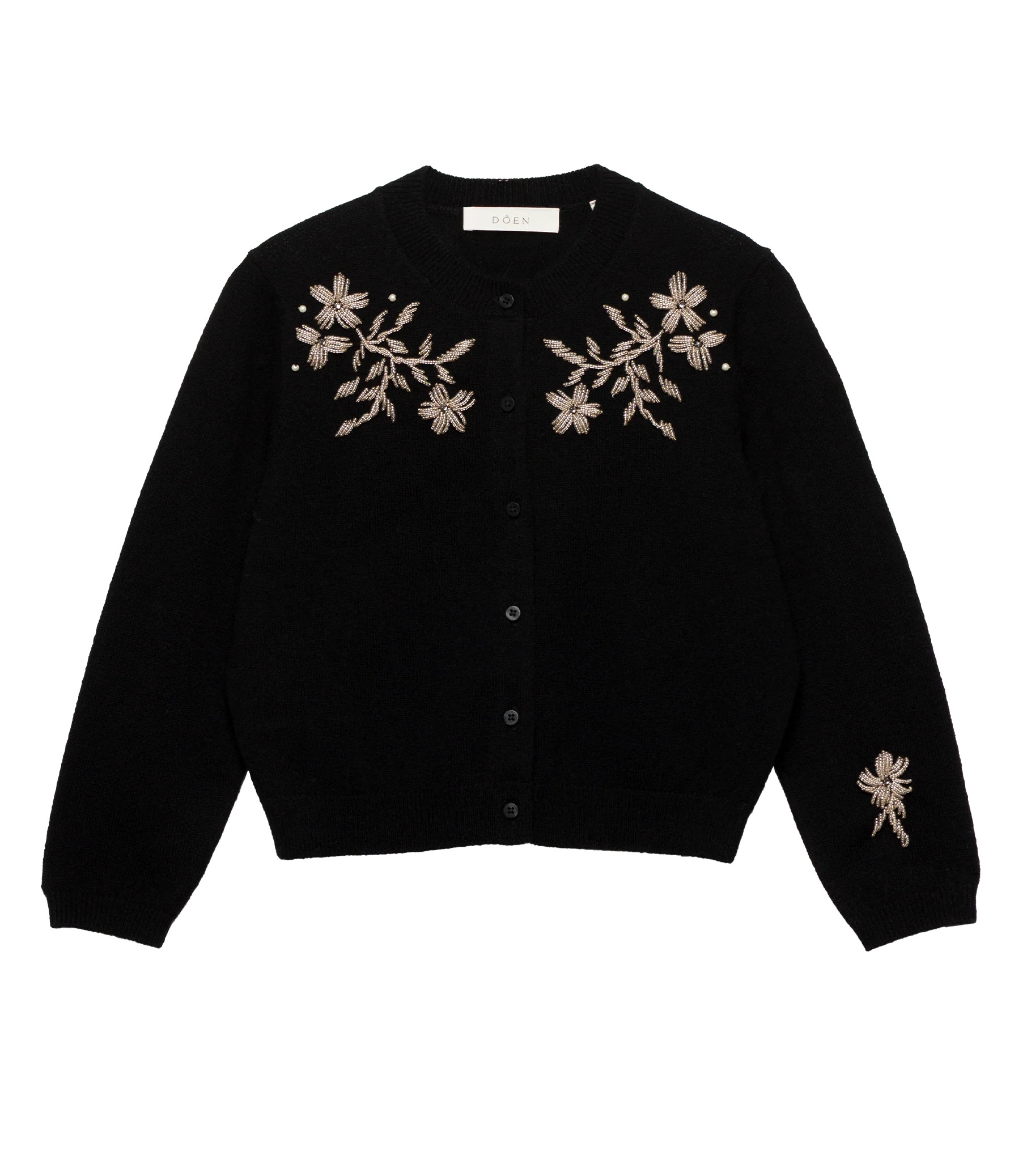 Petit Tresor Cardigan - Black | DÔEN | DOEN