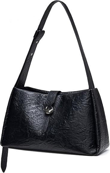 LA FESTIN Cowhide Leather Purses For Women Trendy - Large Capacity Satchel Bag with Adjustable St... | Amazon (US)