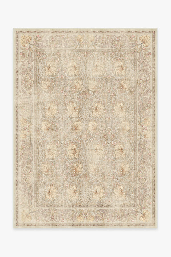Morris & Co. Pimpernel Vintage Blush Rug | Ruggable