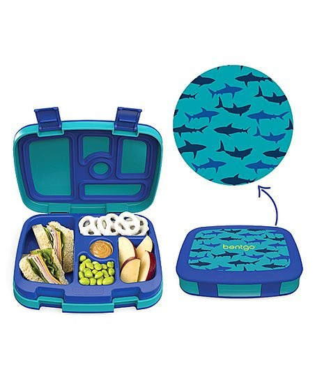 Teal & Blue Kids Prints Shark Bento Box | Zulily