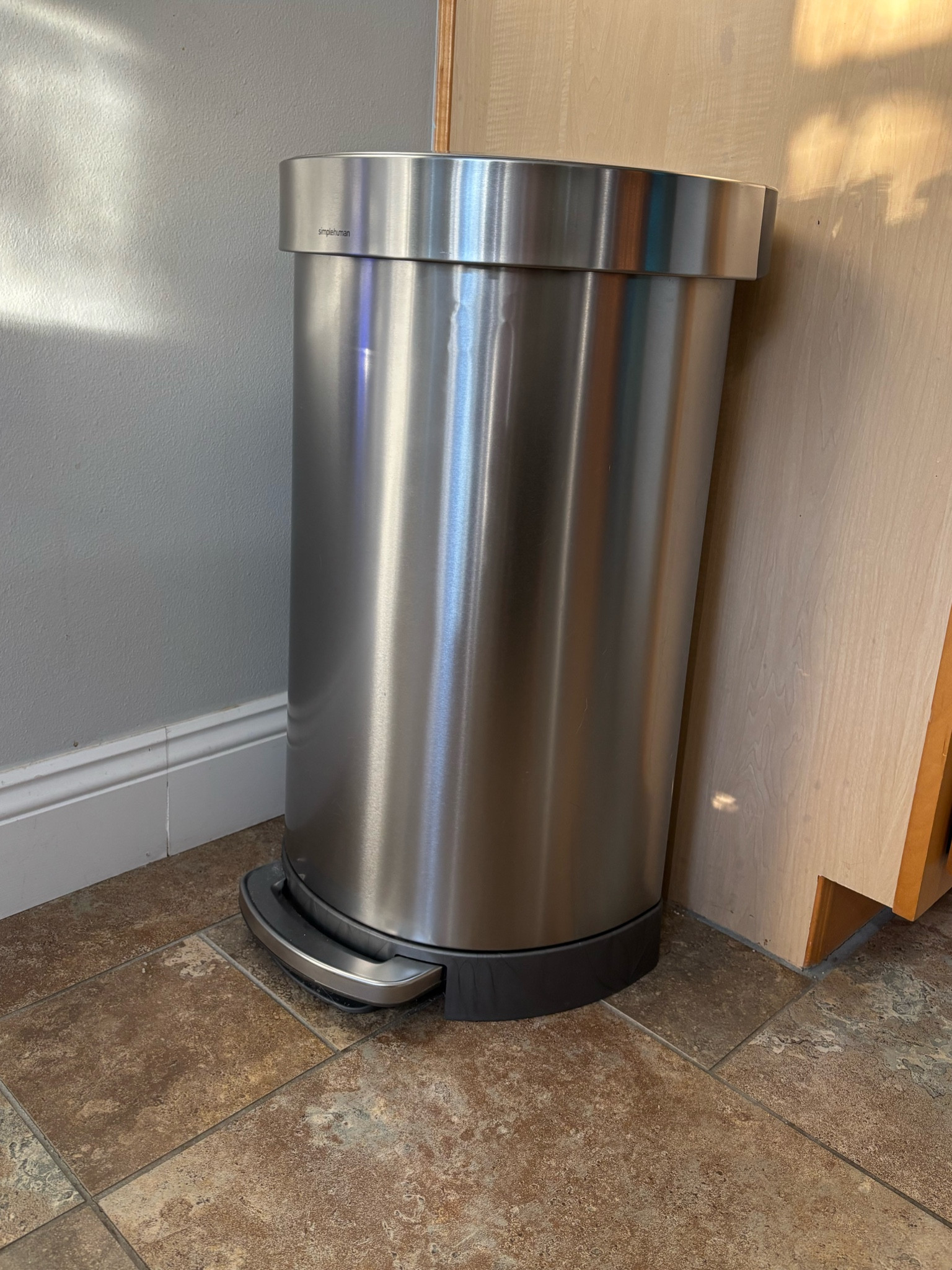 Simple human stainless steel trashcan on major sale alert. Amazing home investment or Christmas gift for new home owners. Fantastic trashcan that traps and locks and odors looks amazing in the house and fits all trash bags in stores. 

#LTKHome #LTKCyberWeek #LTKSaleAlert