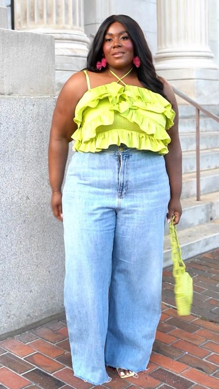 Party on top and casual on the bottom! Such a fun party look for summer 💚

Top 18
Jeans (old Jcrew 20) linked something similar 

Plus Size Summer Fashion, Summer Jeans, Vacation Outfits 

#ltksalealert #ltkfindsunder50 #ltkplussize 

#LTKPlusSize #LTKFindsUnder100 #LTKSaleAlert