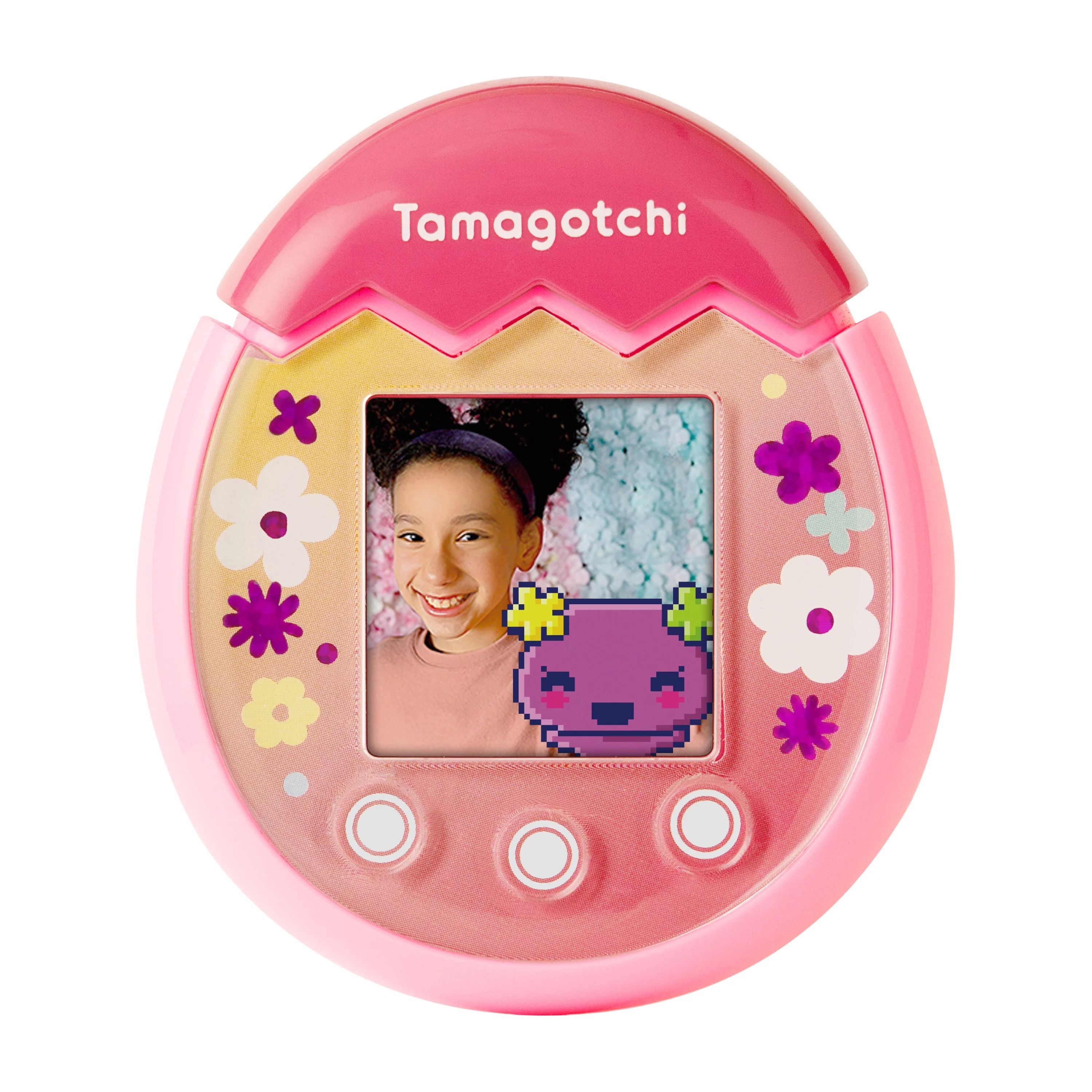 Tamagotchi Pix - Floral (Pink) Electronic Pet | Walmart (US)