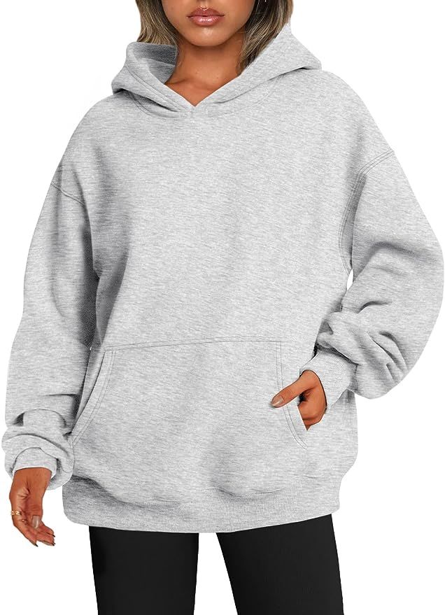 EFAN Womens Oversized Sweatshirts Pullover Hoodies Fleece Sweaters Long Sleeve With Pockets Winte... | Amazon (US)