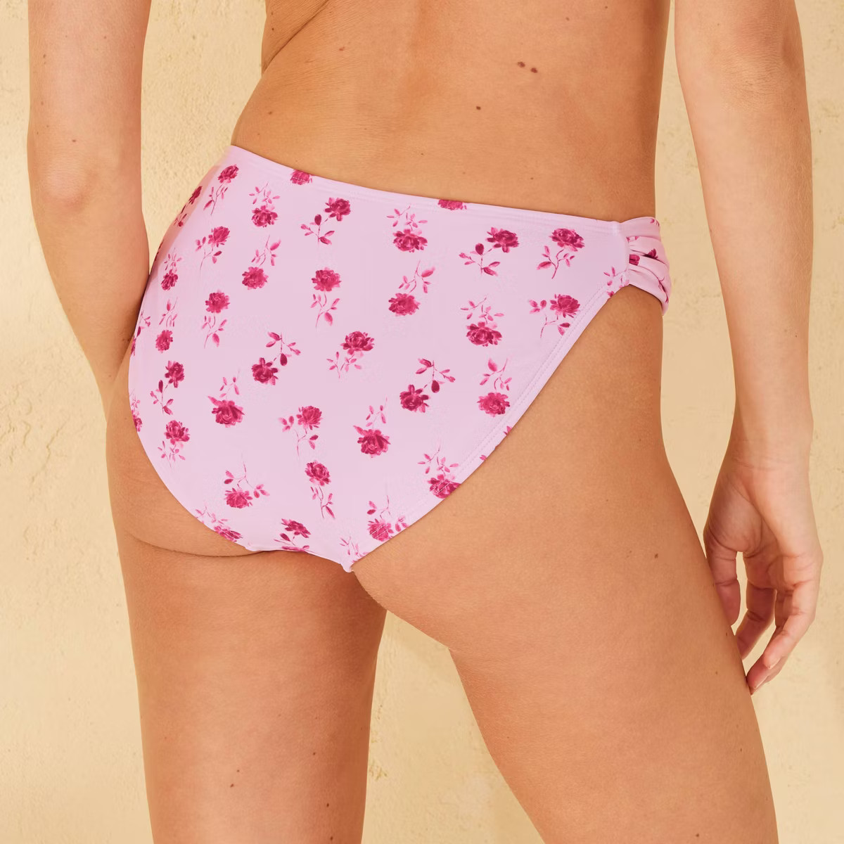Women's Floral Print Low-Rise High Leg Medium Coverage Bikini Bottom - Shade & Shore™ | Target