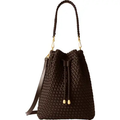 NAGHEDI Large Mercer Bucket Bag in Chocolate at Nordstrom | Nordstrom
