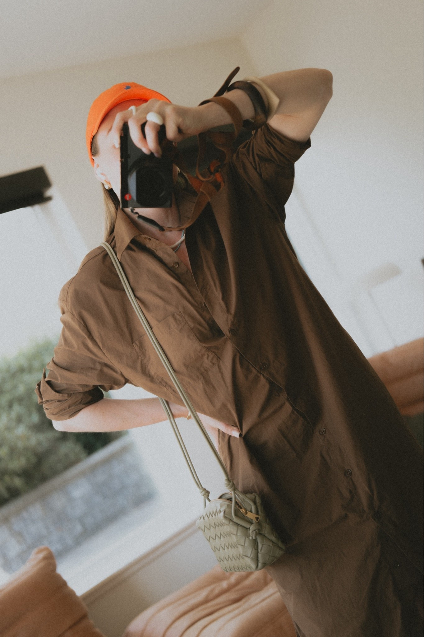 Maxi shirt dress + baseball hat + mini bag
Dress: The Frankie shop 
Bag: Bottega Veneta
Hat: Polo Ralph Lauren

#LTKSeasonal #LTKWorkwear #LTKootd