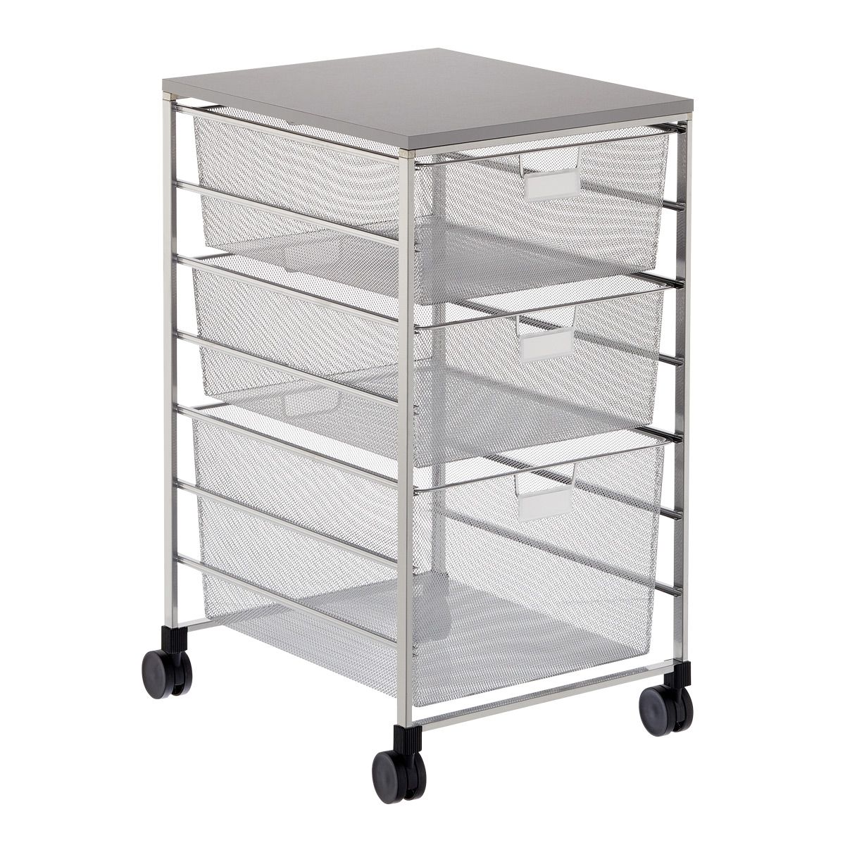 color:Platinumsize:MediumMediumWideExterior Dimensions21″Length18″Width29-5/8″Height | The Container Store