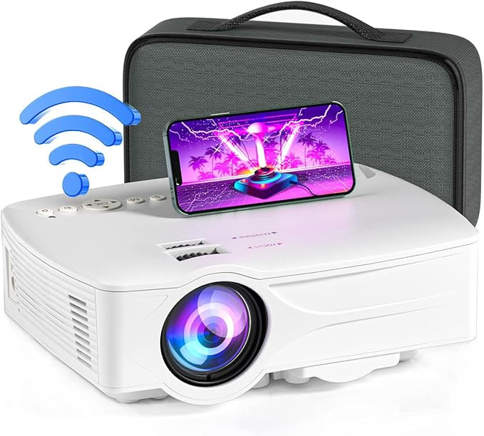 Laptop WiFi Projector Computer Portable Projector 1080P 7500L Video Movie Outdoor Home Cinema HDM... | Amazon (US)