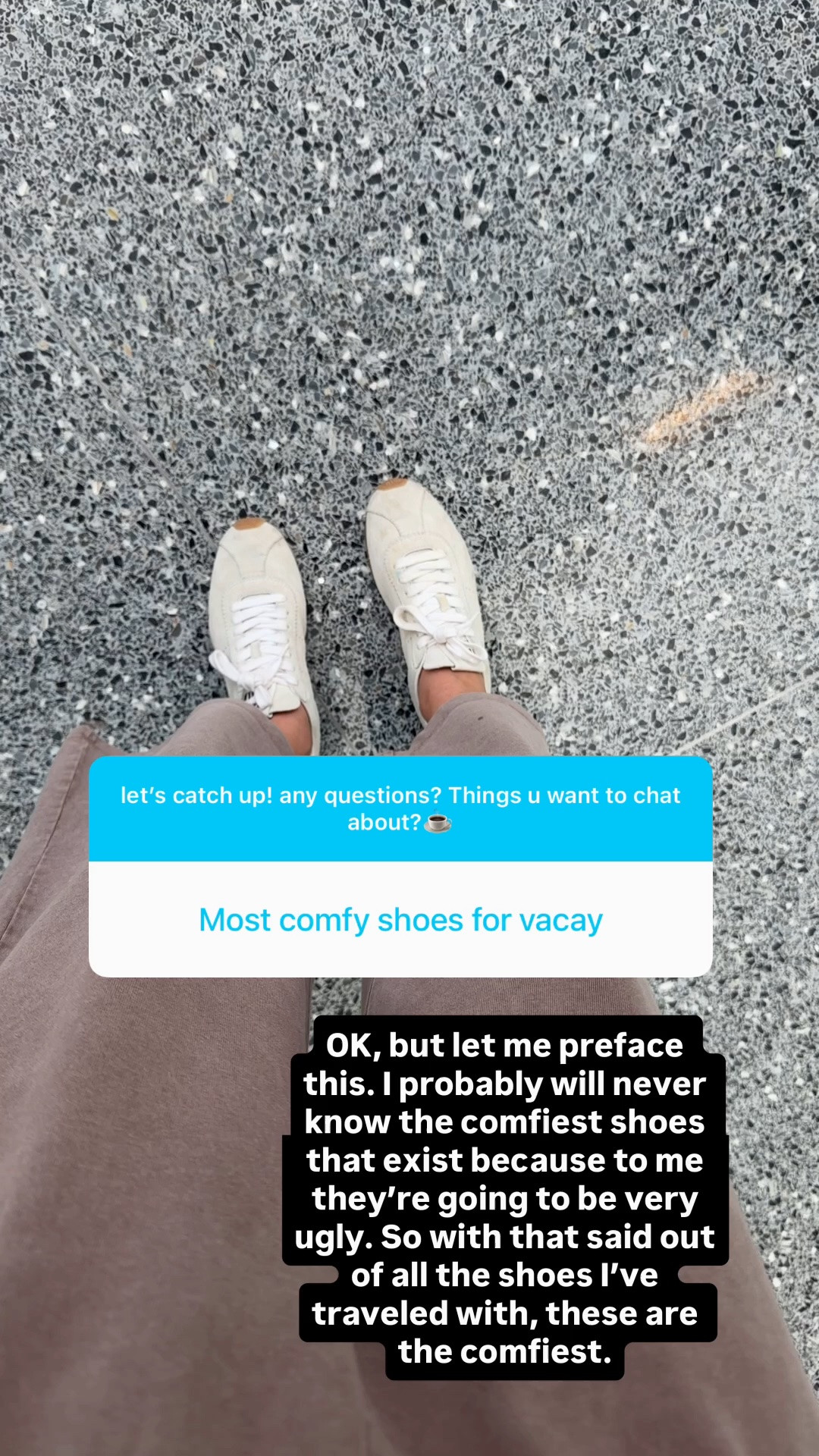 The comfiest shoes I packed. I wore these all over Paris last year and all over Europe this year as well. ￼

#LTKTravel #LTKOver40 #LTKdayinmylife