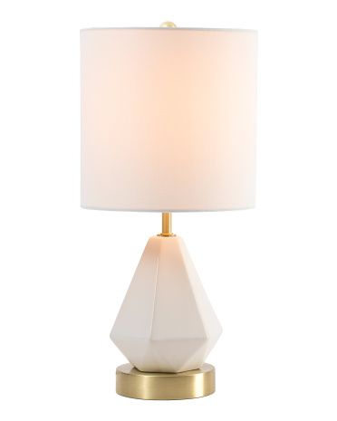 18in Usb Geo Cone Table Lamp | TJ Maxx