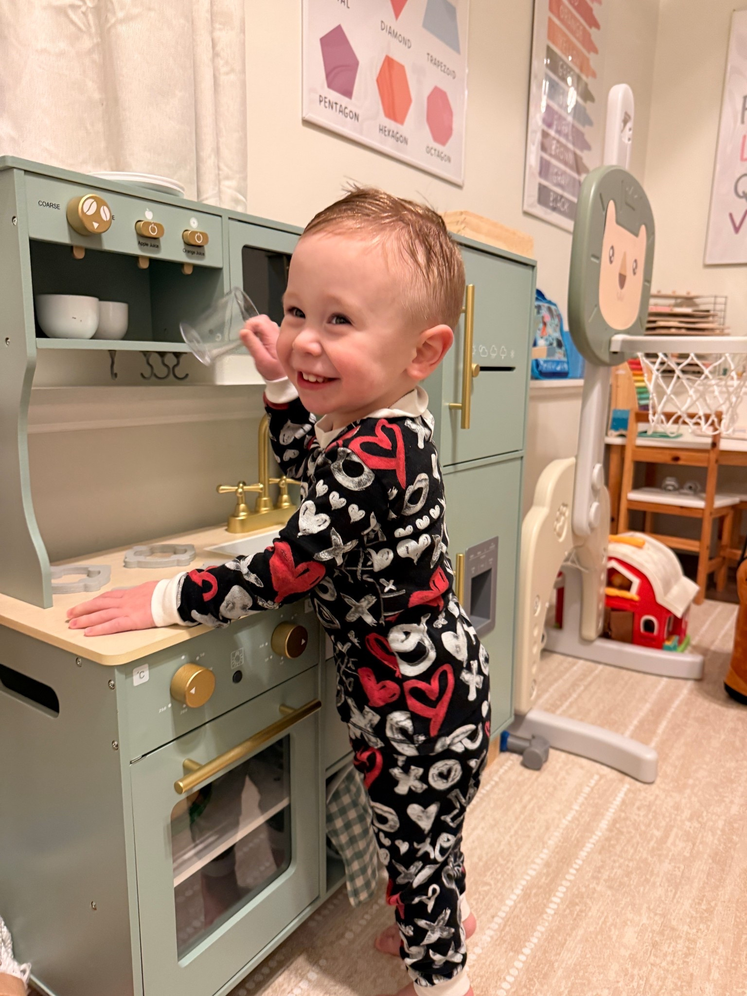 Celebrating Valentine’s Day all month long, love these toddler, pajamas, and other special fines! 