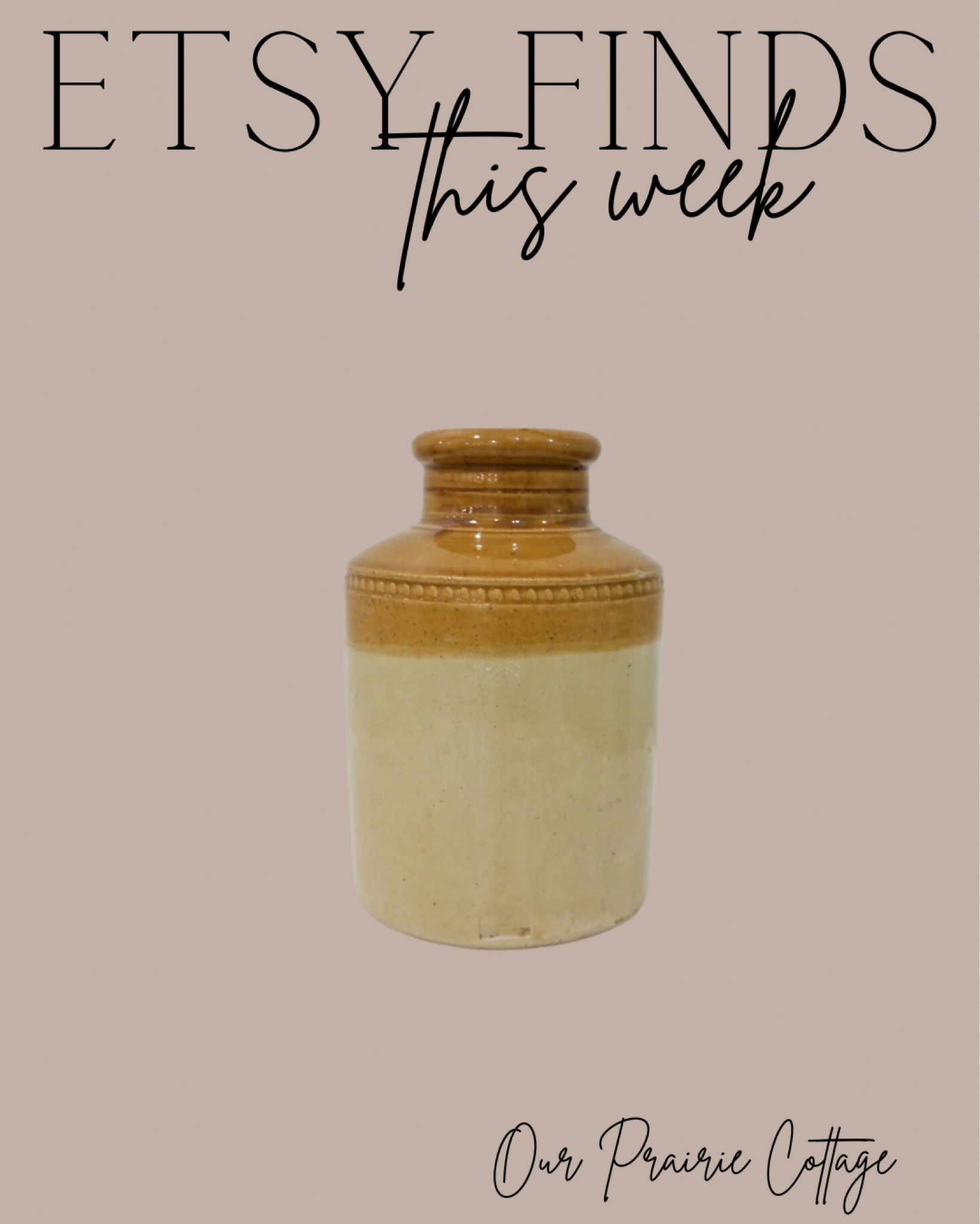 Etsy finds antique crock 

#LTKstyletip #LTKhome