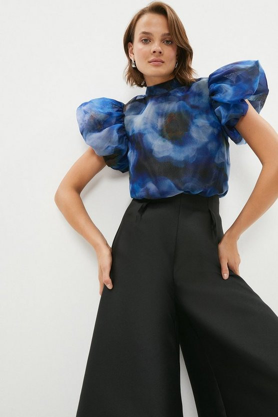 High Neck Puff Sleeve Bodysuit | Coast UK & IE