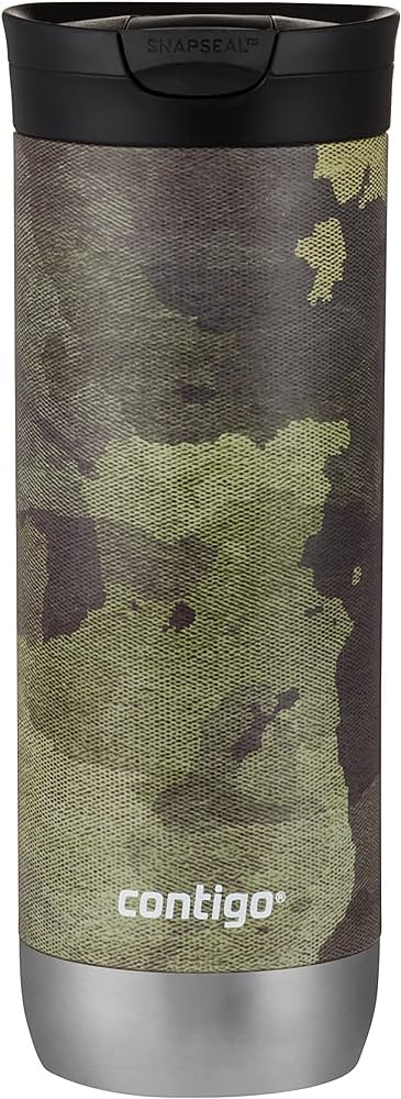 Contigo Huron Stainless Steel Travel Mug with SNAPSEAL Lid, 20oz., Camo | Amazon (US)