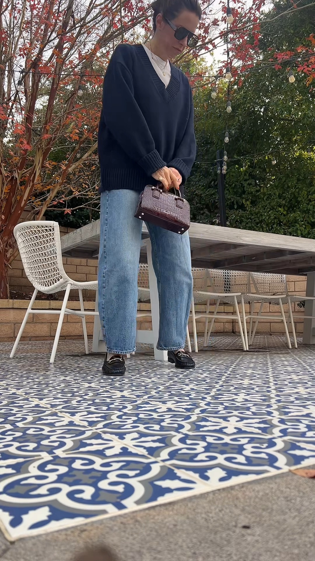 Cool girl style, quiet luxury, mom style, over 40 outfit, easy style, loafer style, best loafers, gucci dupe, gucci look for less, oxblood ba

#LTKdayinmylife #LTKOver40 #LTKValentine