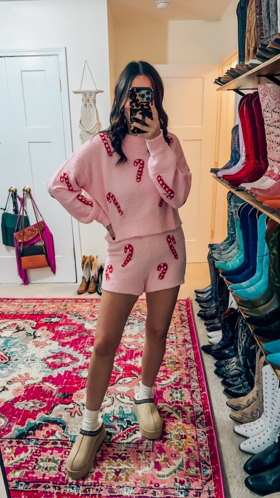 Walmart Christmas pajama set under $20 - sized up to a large so that it would be loose and longer cause I have a long torso - but my true size is medium - comes in 4 colors perfect for the homebody 

#LTKStyleTip #LTKHoliday #LTKFindsUnder50