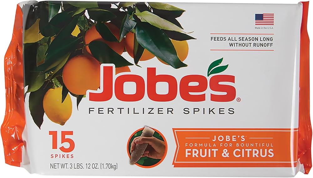 Jobe’s Garden Fertilizer Spikes, Easy Plant Care Slow Release Fertilizer for Fruit and Citrus P... | Amazon (US)