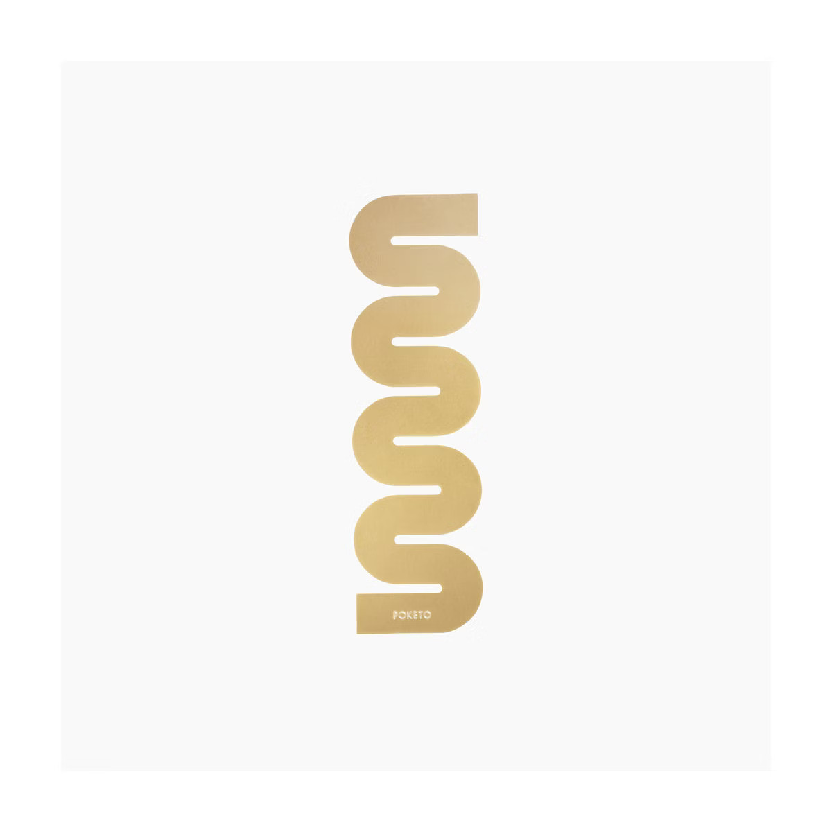 Poketo Brass Bookmark in Wave | Target