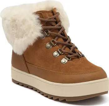 KOOLABURRA BY UGG Tynlee Faux Fur Waterproof Lace-Up Boot | Nordstromrack | Nordstrom Rack