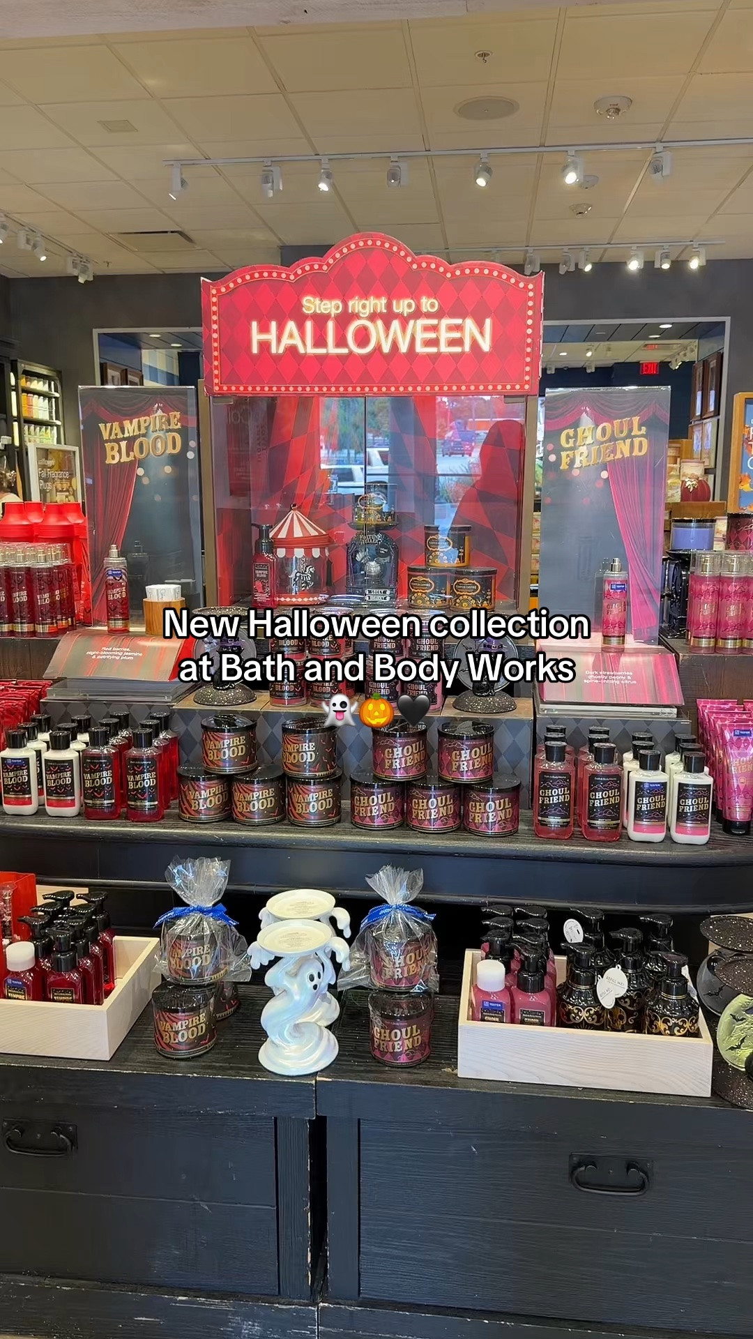 New Halloween collection at bath and body works 👻🖤