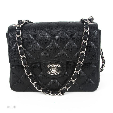 Chanel Quilted Caviar Mini Flap (Authentic Pre Owned) | LuxeDH