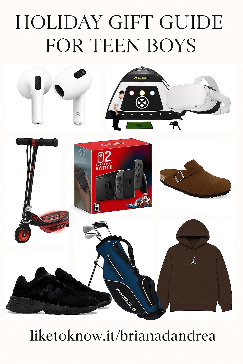 If you’re stumped on what to get your teen boy this holiday season, let me help! From beats headphones to an Oculus, new Nintendo switch, a razor scooter, a golf net or clubs or clothes…you can’t go wrong! 

#LTKHoliday #LTKCyberWeek #LTKGiftGuide