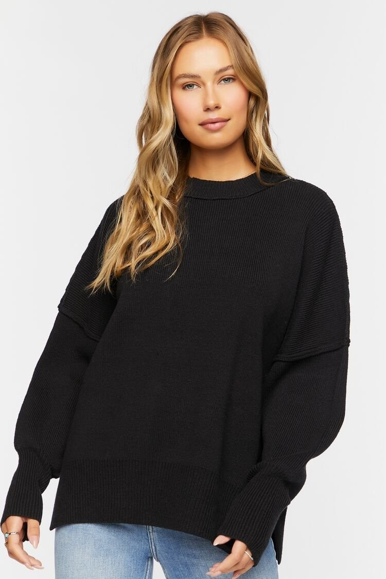 Ribbed Drop-Sleeve Sweater | Forever 21 (US)