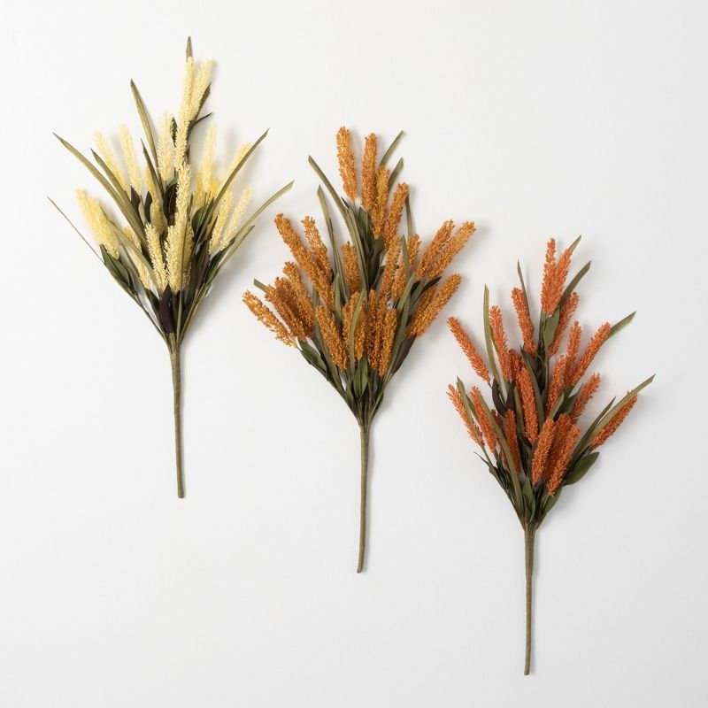 Artificial Amaranthus Grass Multicolor 21.5"H  Set of 3 | Target