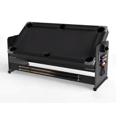 7' 3-in-1 Multi-Game Table with Air Hockey, Billiards & Ping Pong, Full Accessories Included, Flip-Top Design for Game Room, Basement, and Family Fun | Wayfair North America