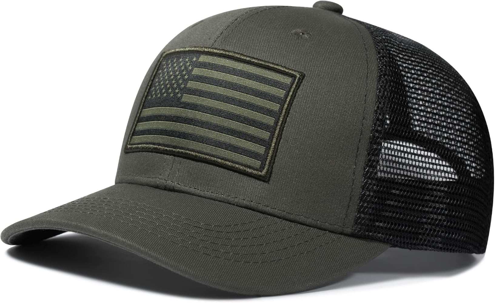 American Flag Trucker Hat, Patriotic Baseball Cap for Men & Women, Breathable Mesh Adjustable Sna... | Amazon (US)