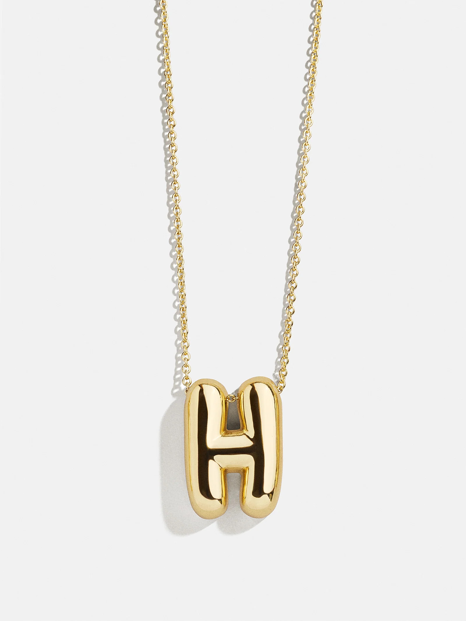 Kids' Bubble Initial Necklace - Gold | BaubleBar
