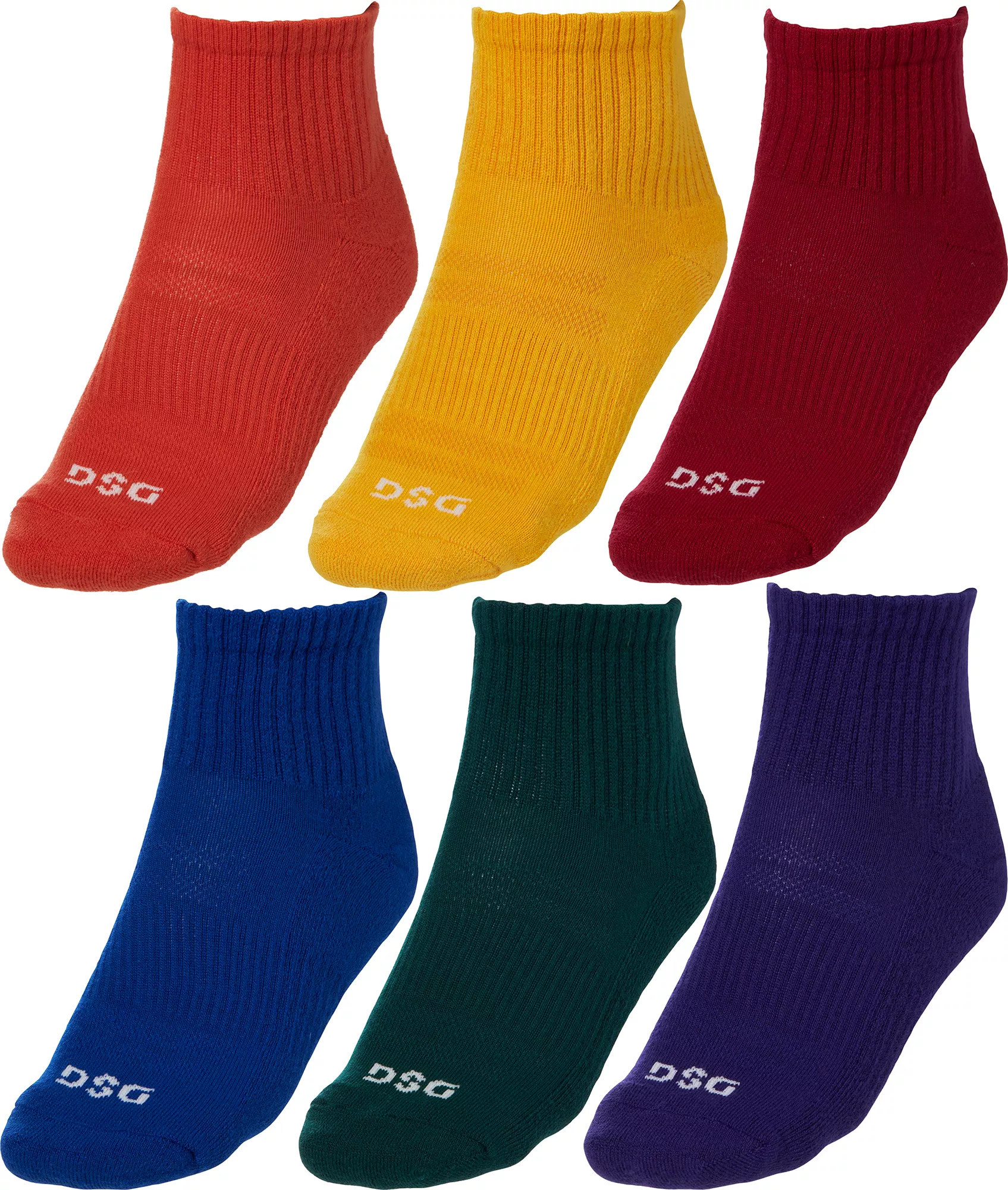 DSG Men's Quarter Crew Socks – 6 Pack | Dick's Sporting Goods