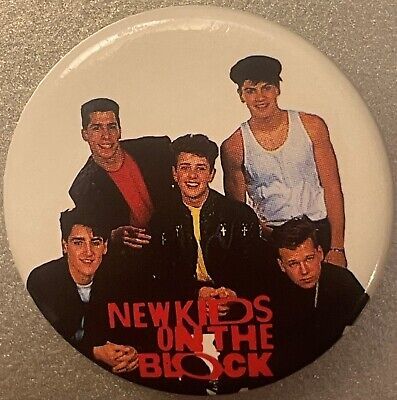 Vintage 1980s New Kids on the Block Band Picture Pin, Boston, MA, NKOTB, Tshirt  | eBay | eBay US