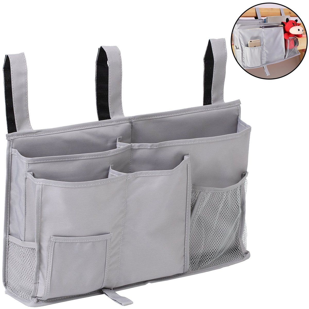 BeautyTale Bedside Caddy, 8 Pockets Hanging Storage Bag Organizer Holder for Bunk Dorm Rooms & Ho... | Walmart (US)