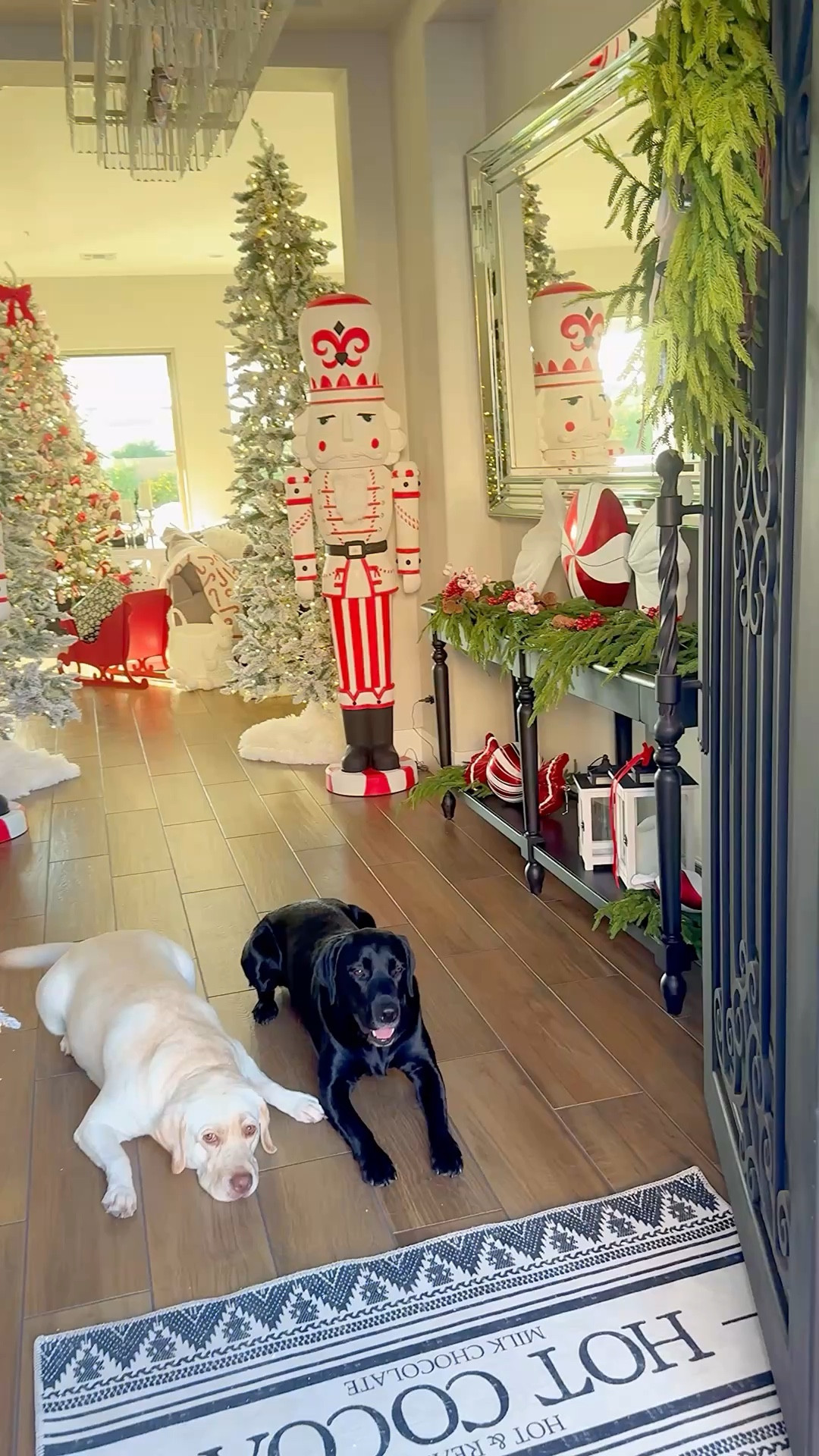 Christmas entryway at Modern Farmhouse Glam 

#LTKHoliday #LTKSeasonal #LTKHome