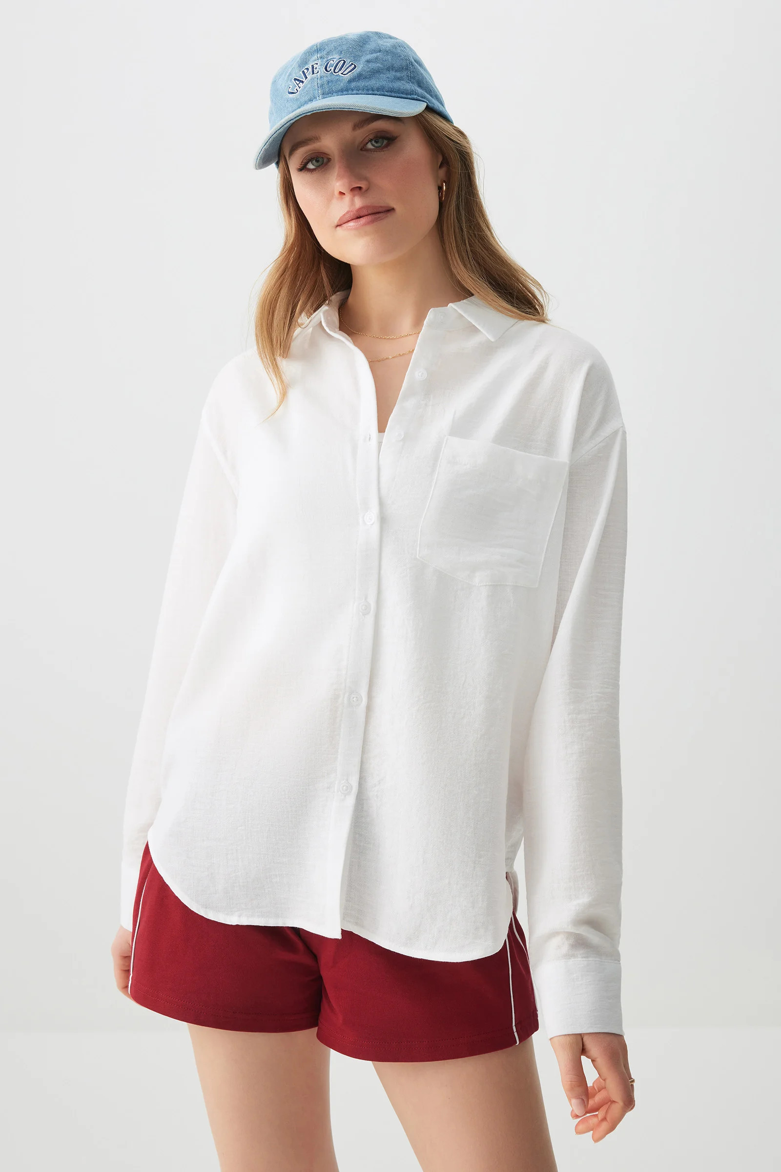Boxy Button Up Shirt | Ardene
