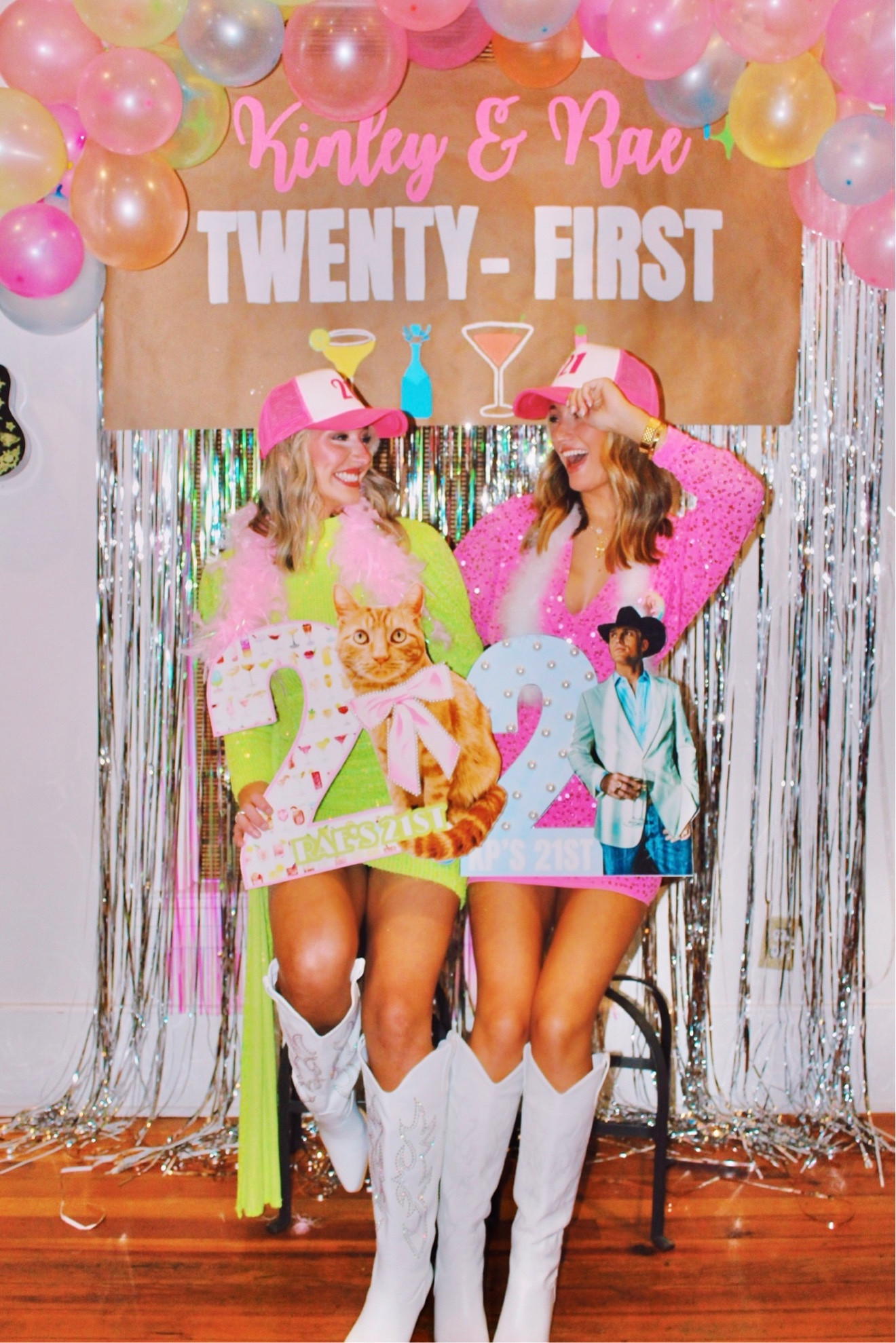 21ST BDAY!!!!! Sign night ootd!!!!!💗💗💗

Neon dress, sparkly, sequins, green, pink, colorful, fun, preppy, balloon arch, decorations, white boots, cowgirl, country, nash, nashville, birthday, cute, 

#LTKshoecrush #LTKtravel #LTKparties