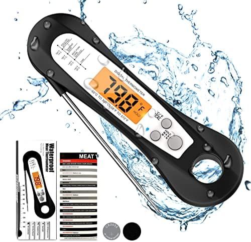 ThermoPro TP605 Instant Read Digital Meat Thermometer for Cooking, Waterproof Food Thermometer wi... | Amazon (US)