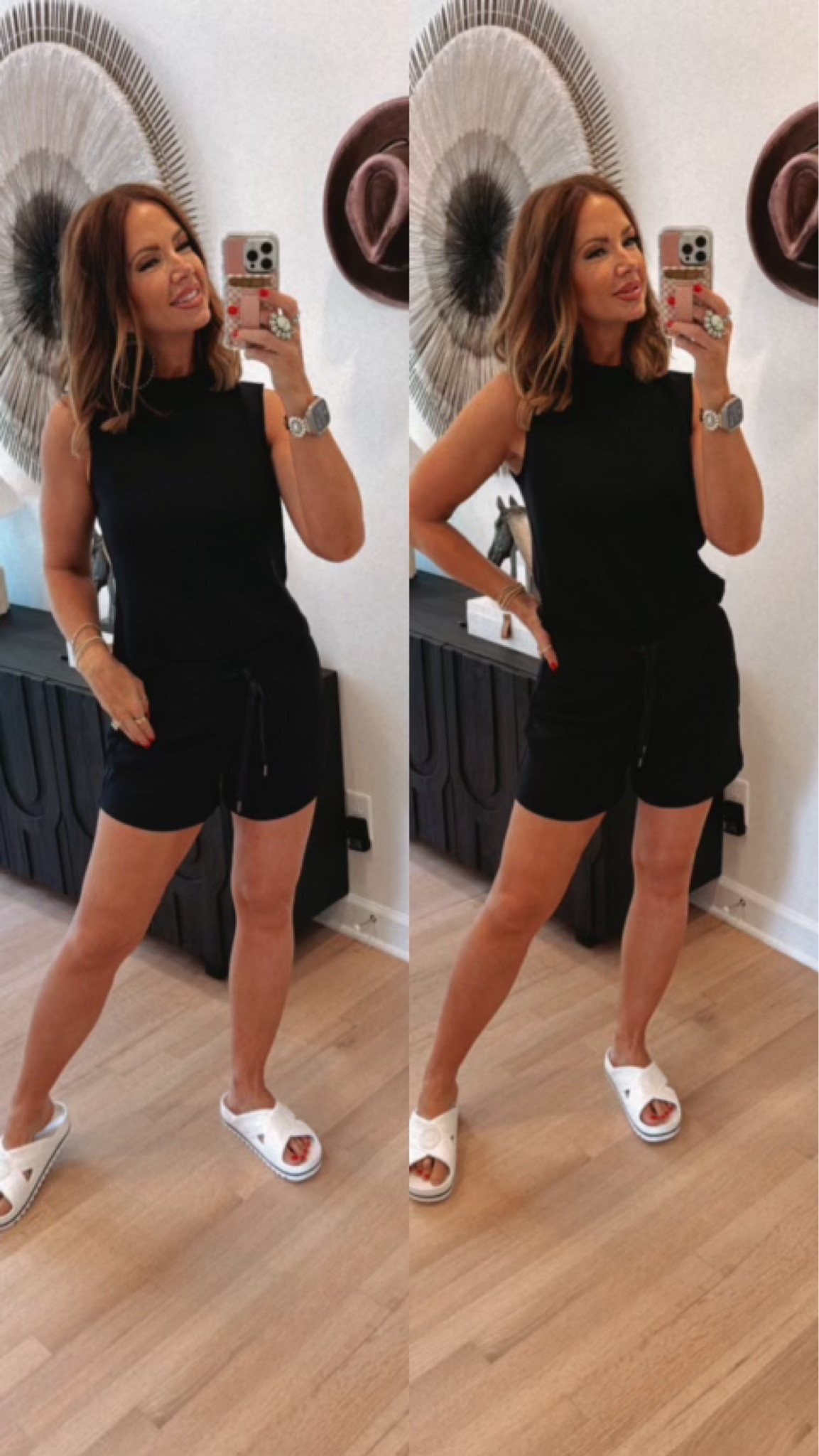 airessentials spanx shorts and top linked - code BETSYXSPANX wearing the 4” & 6” lengths

i love these converse sandals so much! ♥️

jewelry, walli case, and fav beauty products linked too!

code BETSY works for GL & walli cases ♥️

#LTKActive #LTKSaleAlert #LTKStyleTip