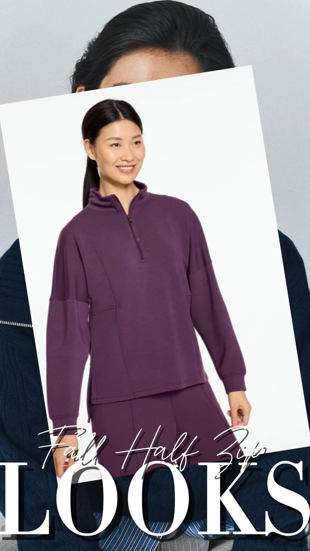 Obsessed with the half-zip trend for autumn. There’s something about the sporty collar that feels so fresh and energizing. It’s a great way to incorporate a little movement and "youthful spirit" into your wardrobe without sacrificing comfort. Whether layered over a tee or worn solo, this is the fall staple you’ll reach for on repeat. Shop the full look via the link in my bio! #LTKbeauty #AutumnVibes #StyleAfter50 #FallTrends

#LTKOver40 #LTKTravel
