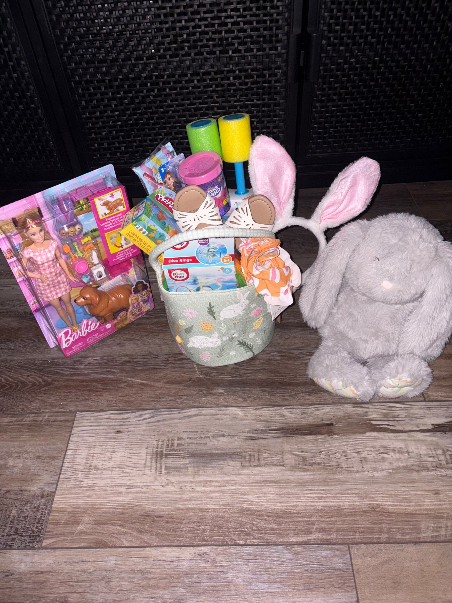 Easter bunny came!!