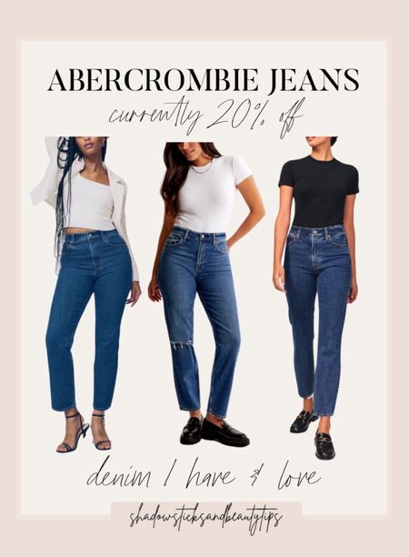 Abercrombie jeans currently 20% off 

#LTKstyletip #LTKSeasonal #LTKSpringSale