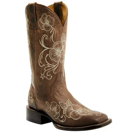 Shyanne Women s Lasy Western Boot Broad Square Toe - BSWSP23L2 11 M US | Walmart (US)